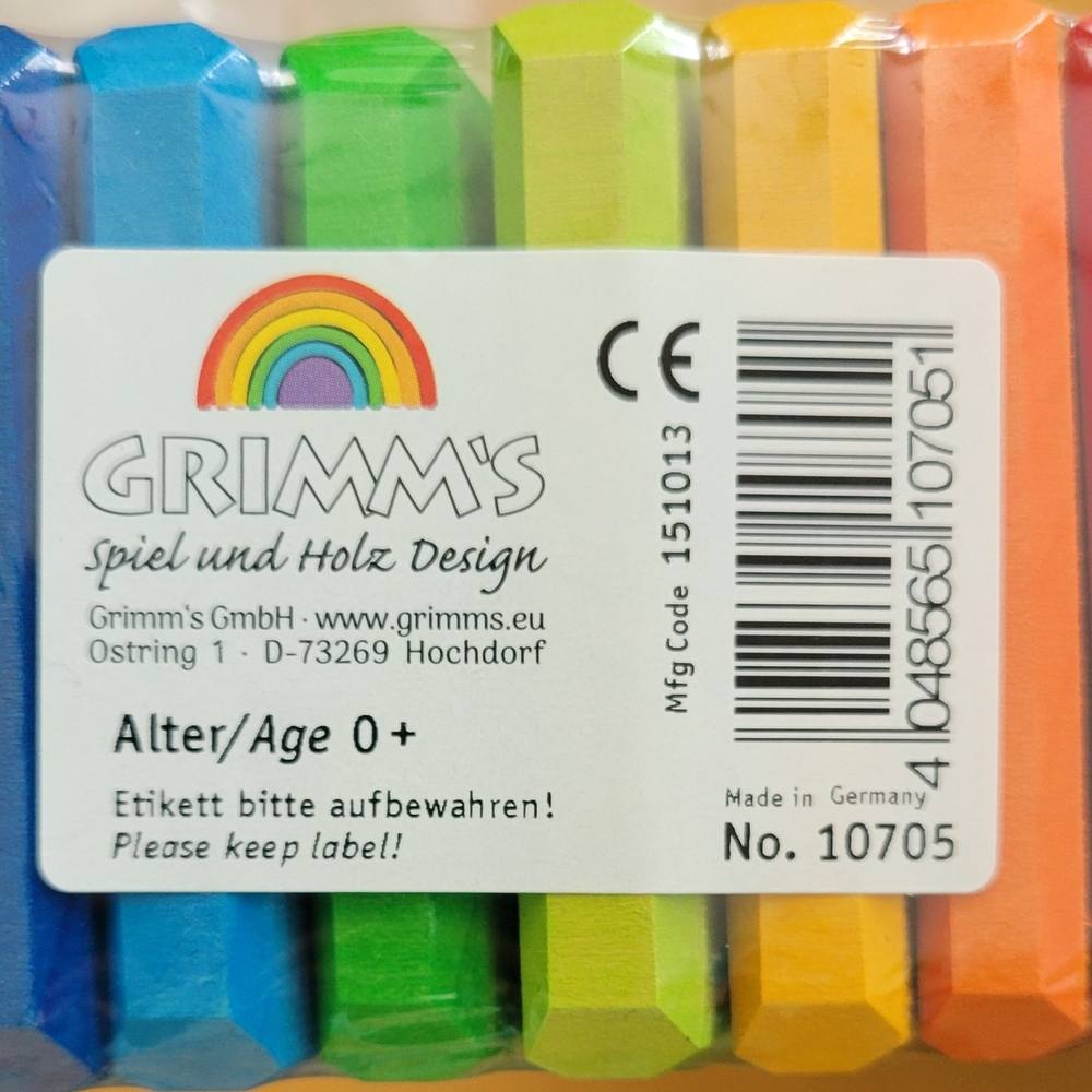 Unopened Retired Grimm's Sunset Rainbow Stacker - Picture 3 of 4